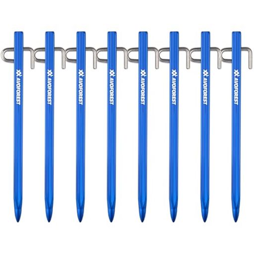✅【製品仕様】:サイズ(約): 直径9.5x長さ200mm、重量:(約) 47g ※1本あたり、材質:7A04アルミニウム合金材 【セット内容】: アルミ製 鍛造ペグ(20cmペグ)x8本、専用収納バッグx1個 ✅【軽さと強度を両立】:このテントペグは航空機機構の主要部品にも使用されている7A04アルミニウム合金製で、アルミニウム合金の中でも最も強度の高い素材のひとつです。この鍛造ペグは砂場や石の多い硬い地面にも向いており強風にも耐えます。しっかりと刺さる厚み(9.5mm)と長さ(20cm)でありがながら超軽量(47g/1本あたり)です。 ✅スチール製の鍛造ペグの 「重いので携帯が大変 」の悩みを徹底的に解決しました。 軽量なアルミの鍛造で作られたペグで、スチール製の鍛造ペグに比べて60%の軽量化に成功。 20cm1本あたりの重さはわずか47gだ。あまりに重い荷物を持てない女性の方やお年寄りの方にもおすすめです。