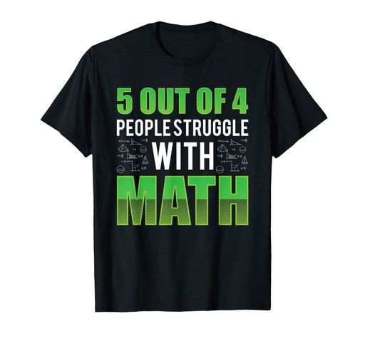 4人中5人が苦戦する数学者の計算Tシャツ