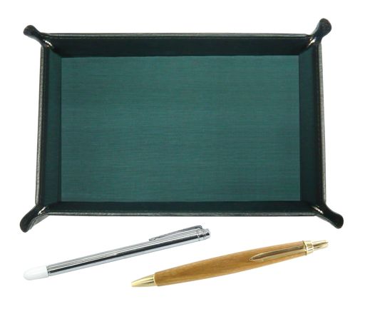 日本製モスグリーン牛革ペントレイ金属製指示棒とメイプル木軸レトロ・シャープペンセットTRAMG-701S-H..