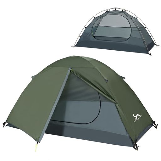 超軽量:ソロテント 1人用。アウターテント:(100+60)*225*110cm インナーテント:100*225*105cm 収納:45*18*18cm 重量:1.85kg。女性1人でも簡単に設営できちゃいます。野外フェスや女子キャンプの時にも便利なテントです。 良い素材:アウターテント:UVカット210T ポリエステル布3000mm耐水圧の生地、豪雨までも心配しない!クッカーなどの荷物を置いてできる前室スペースがある。インナーテント:190Tポリエステル布、耐水圧3000mm、B3高精度ナイロン通気性ネット。内側収納ポケット、通風窓とランタンフック付き。 設営簡単:アルミテントポールは高強度7001アルミ合金ポールを採用し、軽量で、安定耐圧も素敵です。慣れていない方でも10~15分程度で組み立てできる。収納簡単1人でも収納しやすい!収納バッグ付き、持ち運びとても便利。 さまざまな用途:1人テントアウトドア、ソロキャンプ、野外フェス、ピクニック、ビーチ、花見、釣り、登山、運動会などに適用されています。設営簡単、持ち運びも簡単なのでいろんなシーンで大活躍。災害時の防災用品としても使えます。