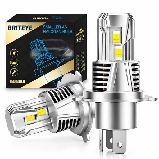【新型大光量モデル】Briteye 車用ヘッドライト H4 LED バルブ爆光 Hi/Lo切り替 65...
