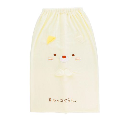 丸真80cm丈巻きタオルすみっコぐらしまきまきねこマイクロファイバータオル吸水速乾男の子女の子658607..