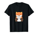 フォックスコーヒーコーヒー酒飲みTシャツ