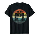 レトロな双眼鏡面白いバードウォッチング鳥バーダーギフトTシャツ