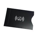 RFIDBlockingsleevecardprotectoridcardholder(packof10)(黒)