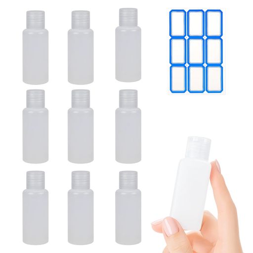 ZTFT10個セットシャンプーボトル旅行用PE詰め替えボトルシャンプーオイル対応化粧水旅行用品小分けに便..