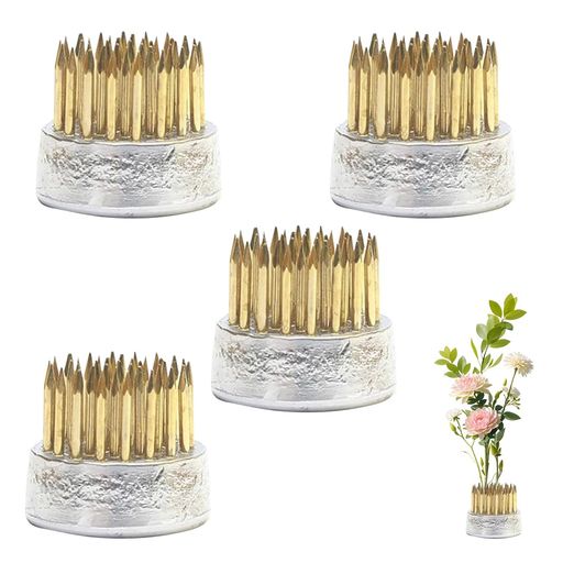 剣山生け花【4個】ミニ剣山剣山ケンザン丸剣山ケンザンブラシ生け花剣山花留め生花本格派花留傷付けな..