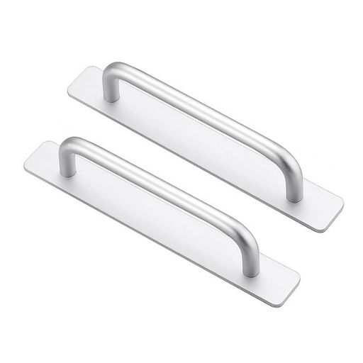 【商品仕様】取っ手*2個セット、サイズ:180*37*25mm 【高品質素材】アルミニウム合金製、高強度で、高硬度、光沢があり、滑らかな感触。錆び防止、耐久性が十分です。 【ユニークなデザイン】人間工学に基づいたグリップは、持ちやすく、押したり引いたりしやすい溝デザインを採用しています。屋内および屋外で使用できます。 【取り付けが簡単】ドアハンドルの裏面には接着剤が付いており、保護フィルムを剥がして家具の適切な場所に貼り付け、約10秒間均等に押し付けるだけで取り付けが完了します。 【幅広い用途】粘着ドアハンドルは、ガラス、木材、セラミックタイル、ステンレス鋼、金属、段ボールなどの平らできれいな表面に最適です。