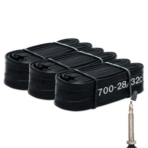 シンコー(Shinko)自転車チューブ3本セット700Cインチ700-28/32C仏式48mm前後プラス予備チューブ付き自..