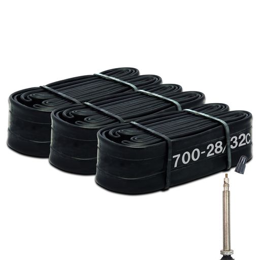 シンコー(Shinko)自転車チューブ3本セット700Cインチ700-28/32C仏式60mm前後プラス予備チューブ付き自..