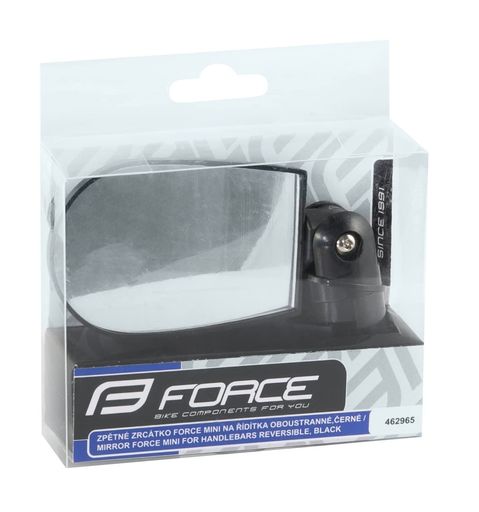 FORCE(フォース)自転車用ミラーグリップエンド差し込みタイプ2ブラックグリップサイズ18~20mm対応80152