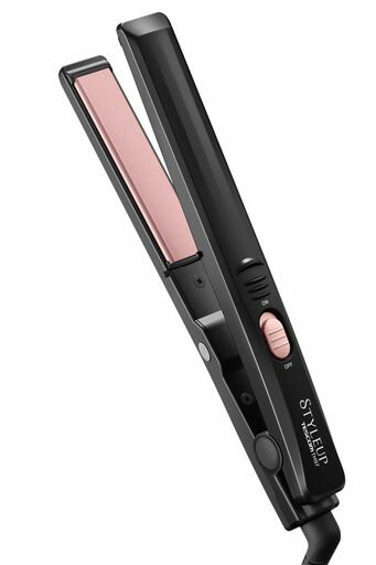 テスコムヘアアイロンストレートアイロン18mm海外対応コンパクトセラミックコーティングブラックTHS7K