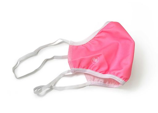 [エムビーウェア]耳が痛くなりにくい布マスクピンク1枚
