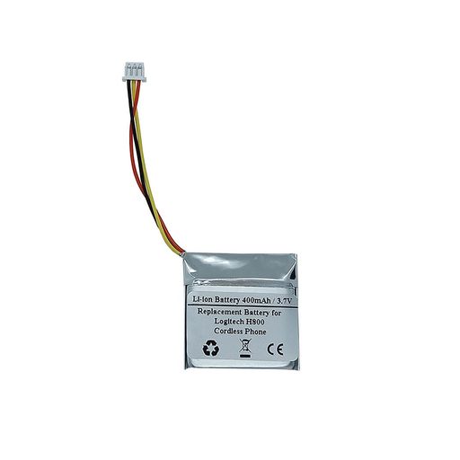 LogitechH800H820eワイヤレスヘッドセット用の400mAh3.7V交換用バッテリー、533-000095