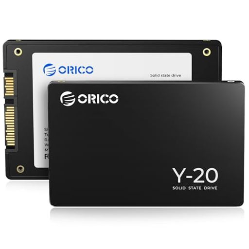 ORICO Y20 256GB 内蔵型SSD 2.5インチ 7mm 3D NAND採用 SATAIII 6Gb/s 最大読込:500MB/s (R:500MB/s、W:450MB/s) PS4動作確認済み 内蔵SSD 高耐久 メーカー 3年保証