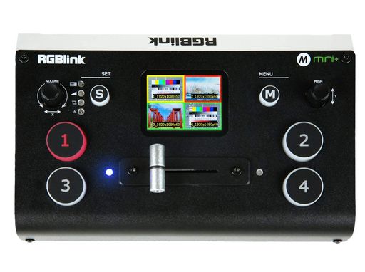 RGBlinkMini+4チャンネルHDMIライブストリーミングプロダクションスイッチャー、DSKとPTZコントロール..