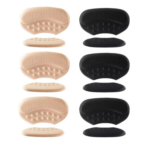 靴ずれ防止3ペア6枚かかとパッド靴かかと保護パッド靴サイズ調整脱げ防止サイズ調節強粘着テープかかと..