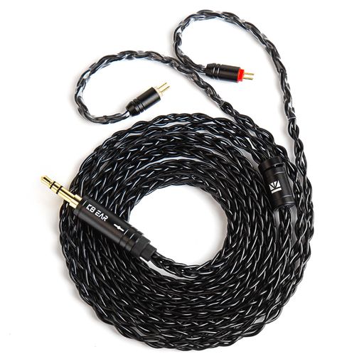 KBEAR ST12リケーブル 2pin 4.4mm イヤホンケーブル 8本編み込み 高純度mmcx リケ...