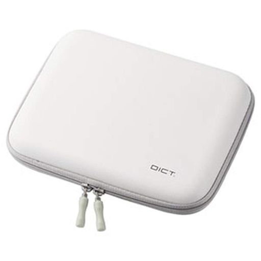 ELECOM電子辞書ケース《DICT.》セミハードタイプ音声機能付電子辞書向けホワイトDJC-006LWH