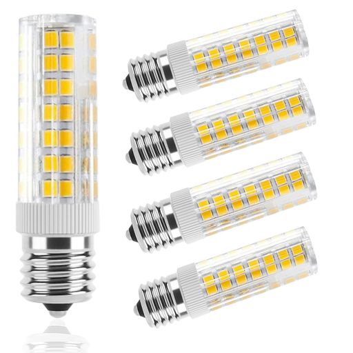 LED電球E176WE17口金直径17mm60Wハロゲンランプ相当電球色3000K省エネ90%可调光100VLED電球広配光タイプ(5個入りです)