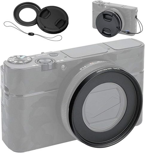 専用メタル52mmスレッドフィルターアダプターレンズアダプター。Sony(ソニー)RX100M5ARX100M5RX100M4RX..