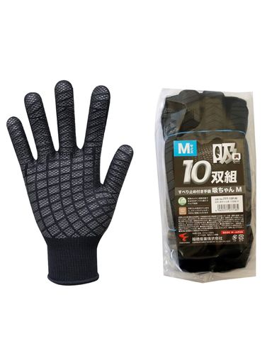 本体サイズ:全長22.5cmx手の平の長さ19.0cmx中指の長さ7.5cm ※手の平の長さ:人差し指の付け根と小指の付け根間の円周 素材:ナイロン、塩化ビニール 本品を使用して回転部分を伴う機械等での作業(ボール盤・面取り盤等)はさけてください。
