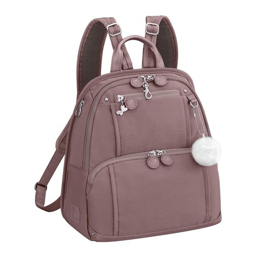 【サイズ】H34xW30xD12cm コンパクトな設計で日常使いから旅行まで幅広く対応します 【容量】8L 必要な荷物をしっかり収納できます 【重量】540g 軽量設計で、長時間の持ち運びでも負担が少なく快適です 【人混みでも安心の簡易ロック付】 メインファスナーには不用意な開閉を防ぐセーフティロックを搭載。 【500mlペットボトル収納可能】サイドポケットに収納可能。メイン収納部から独立していて出し入れしやすい仕様です。