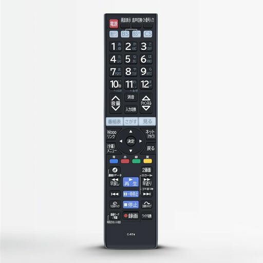 テレビリモコンC-RT4forHITACHI日立Wooo