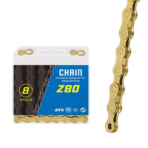 HOUSON自転車チェーン、ステンレススチール製116リンク1/2x11/128インチチェーンロックロードマウンテ..