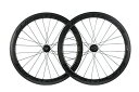 SUPERTEAMカーボンファイバーロードディスクブレーキホイールセット50mmクリンチャーホイール25mm幅(Center-LockThru-AxleTypeFront12*100mmRear12*142mm)