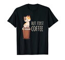 コーヒー 猫 Tシャツ