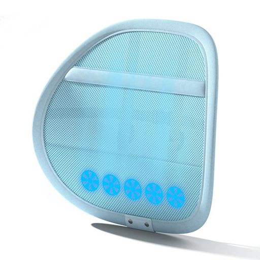 「5つ大型ファン内蔵で背中に風を送る」HANSHUMYファン付きのクッションシートクーラーシートクールUSB..