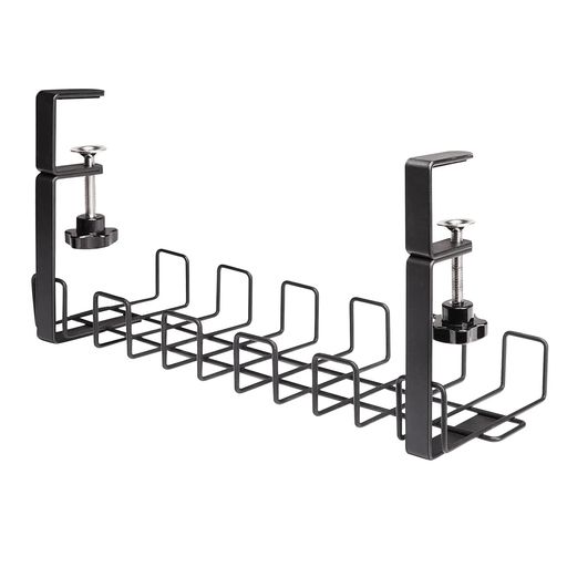🔷【綺麗に収納】パソコンやモニター、スピーカーなど持っていると、すぐに配線が多くなってしまいますよね。このケーブルトレーに配線を乗せておくことで、ケーブル類が綺麗に収まります。 🔷【クランプ式、簡単に設置】ネジ不要。組立不要。完成品でお届けます。ケーブルトレーは2つのクランプができるスペースがあれば、どんな机でも付けることができます。天板奥行は5cm以上あれば取り付け可能です。デスク天板は厚さ1.8~4cmに対応しています。 🔷【【スチール製で頑丈】スチール製で頑丈で、最大6kgまで収納可能です。電源タップやACアダプターも収納可能です。防錆コーティングが施されています。長く使用できます。 🔷【マジックテープ付き】1mのマジックテープも付属しているのでそちらを利用し、タップから出ているケーブルを纏めてかなりすっきりです。 🔷【商品仕様】■材質:スチール■サイズ:幅40x奥行12.5x高さ18cm■パッケージ内容:本体、マジックバンド