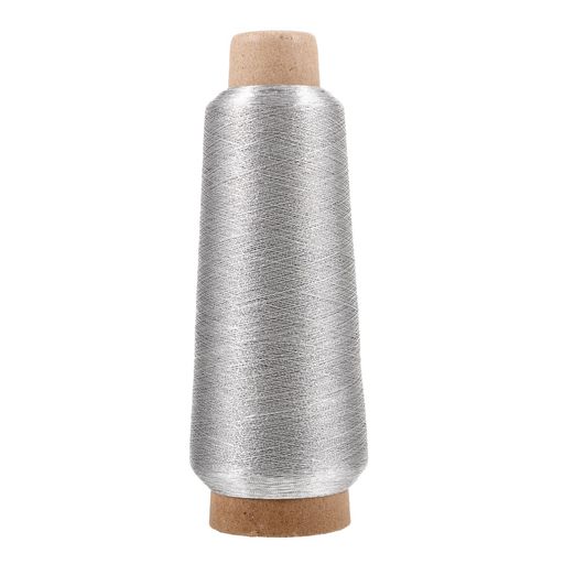 LIOOBO5000ミシン糸ラメ糸刺しゅう糸銀色糸手縫い飾りミシンセルガーミシンゴールドスプールミシン糸サ..