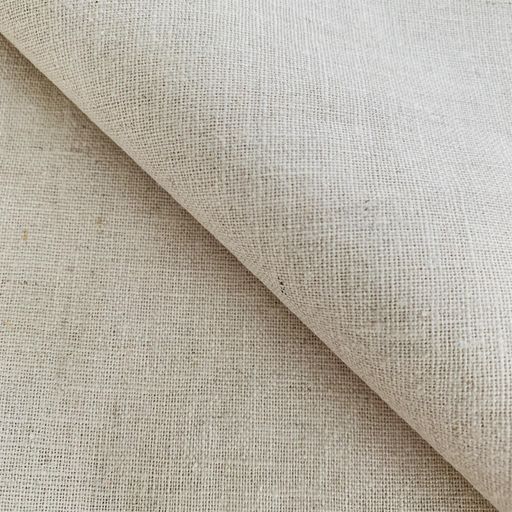 Cotton （Patterned Cloth） - 麻綿リネン綿普通厚さ約200gsm生地布帛手芸用手作り平織マスク用ナチュラル色(ナチュラル色100cm)