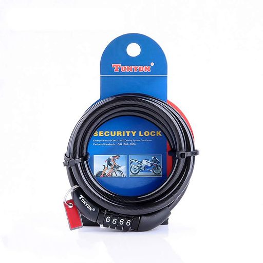 ACECYCLE自転車ケーブルロック、パスワードロック、マウンテンバイクロードバイクオートバイロック(A)