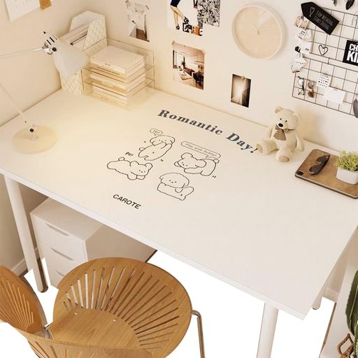 小動物可愛いオフィスデスクマットマウスマット学習机自宅用机マット子供デスクマットパソコンマットPVC材料防塵防水耐久耐熱60-40-0.2CMTDT-413T