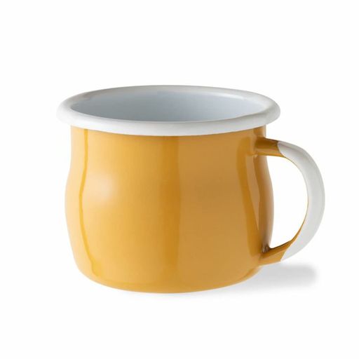 ファイヤーサイドFIRESIDE琺琅ベリードマグカップ黄イエローONE