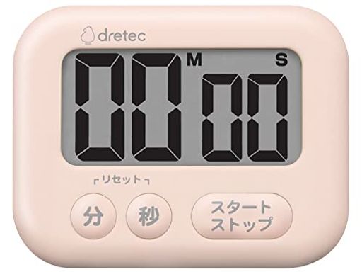 ドリテック(dretec) 3キータイマー シャボン ピンク