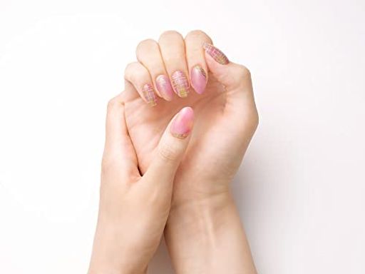 BEAUTYAVENUE(ビューティーアベニュー)ジェルネイルシールハンド用24pcs(ピーチティースウィート)