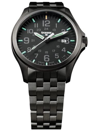[トレーサー]TRASER 腕時計 P67 Officer Pro GunMetal Black 107868