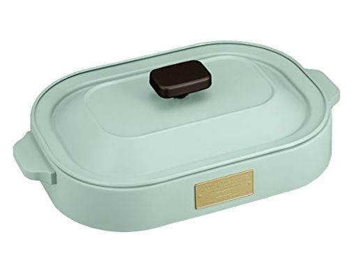 【Toffy/トフィー】 コンパクトホットプレート K-HP1 平面 たこ焼き 1人 2人 3人用 小型 ひとり暮らし パーティー レトロ K-HP1-PA ペールアクア