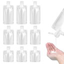 RICISUNGトラベル液体個包装トラベルボトル詰め替え容器袋入り(9個30ml50ml100ml)小分けボトル漏れ防止デザイン詰め替えボトル出張旅行用クリーム化粧水収納旅行ボトル透明