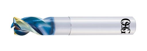 オーエスジー 非鉄用DLCコート3枚刃超硬エンドミルショート形 外径5mm 全長55mm 刃...