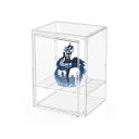 goteekiフィギュアケース1個セット大サイズ収納透明展示ケースコレクションケース積み重ね可能マグネット式ドア組み立て説明書付き指紋防止手袋付きクリーニングクロス付き