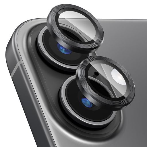 UNEAWITカメラフィルムカメラ保護IPHONE16/16PLUS用レンズカバーカメラカバーレンズ保護カバーカメラ保護フィルム宇宙航空材料強化ガラスクリア超高硬度9Hガラス4層設計360°保護2眼レンズ保…