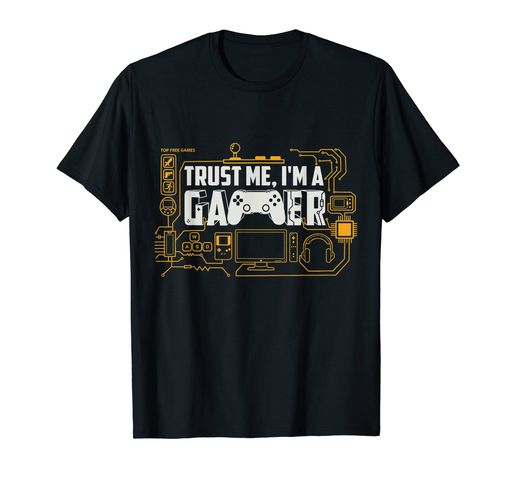 TRUST ME I’M A GAMER I LOVE GAMING GAMES JOYSTICK GAMING Tシャツ