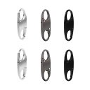 Akkerdsジッパークリップ盗難抑止6個入りバックパックジッパーロックキーホルダー海外旅行空港検査取り外し可能ジッパーコネクター