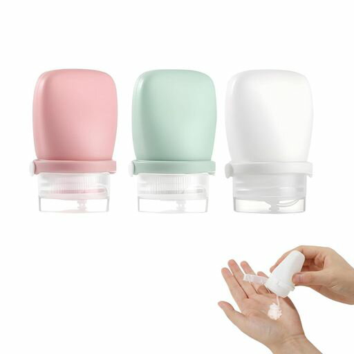 CathyKezianトラベルボトル液漏れ防止特殊構造3個セット30mlシャンプーボトル旅行用トラベルセット詰め替え旅行用トラベルセット詰め替えボトルシリコン