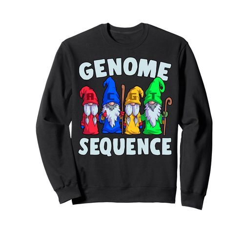 ゲノム配列面白いノーム生物学物理学科学しゃれんトレーナー